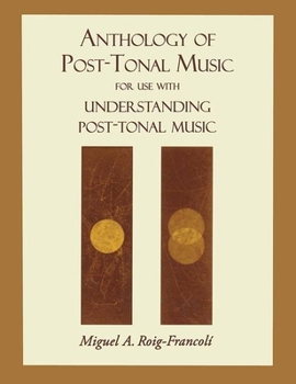 Paperback Anthology of Post-Tonal Music Book