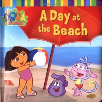 Board book A Day At the Beach (Nick Jr. Dora the Explorer) Book