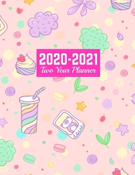2020-2021 Two Year Planner: Neat Calendar Year Vision Planner (January 2020 - December 2021) - Monthly and Weekly Schedule Organizer and Journal | Art Cover 00023188