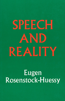 Paperback Speech and Reality Book