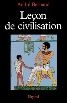 Paperback Leçon de civilisation [French] Book