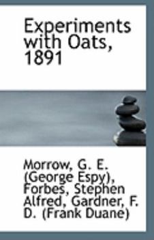 Experiments with Oats 1891