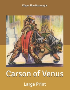 Paperback Carson of Venus: Large Print Book