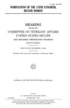 Nominations of the 113th Congress, second session