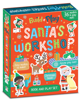 Hardcover Build and Play Santa's Workshop Book