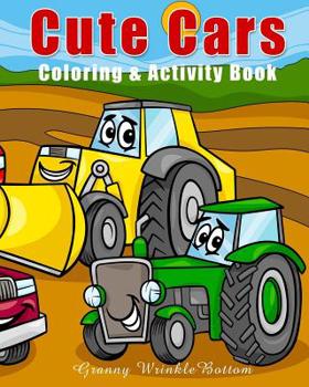 Paperback Cute Cars: Coloring and Activity Book