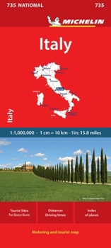 Michelin Italy Map 735 (Maps/Country (Michelin)) (Italian, English, French, German, Spanish and Dutch Edition)