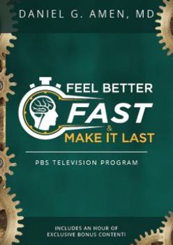 DVD Feel Better Fast and Make It Last by Daniel G. Amen (2019, DVD) Book