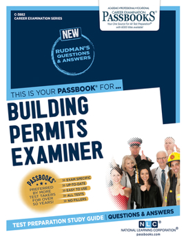 Paperback Building Permits Examiner (C-3882): Passbooks Study Guidevolume 3882 Book