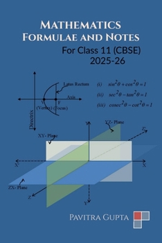 Paperback Mathematics Formulae and Notes: Class 11 (CBSE) Book