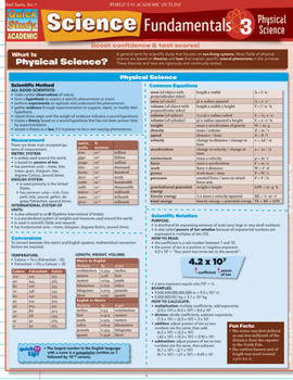 Pamphlet Science Fundamentals 3 - Physical Science Book