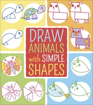 Paperback Draw Animals with Simple Shapes Book