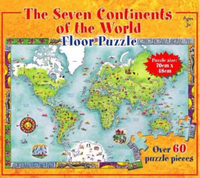 Hardcover The Seven Continents of the World Floor Puzzle Book