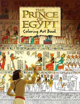 Paperback The Prince of Egypt Coloring Art Book (Dreamworks) Book