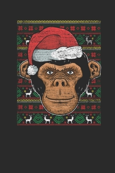 Ugly Christmas - Monkey: Dotted Bullet Notebook – Christmas Gift for Kids, Women, Men Girls And Boys