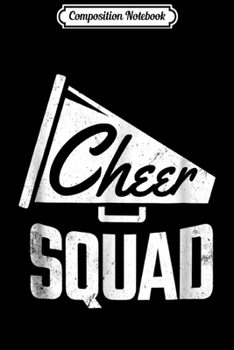Paperback Composition Notebook: Cute Cheer Squad Cheerleading Megaphone Journal/Notebook Blank Lined Ruled 6x9 100 Pages Book