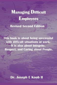 Paperback Managing Difficult Employees Book