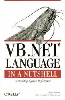 Paperback VB.NET Language in a Nutshell: A Desktop Quick Reference Book