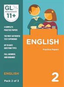 Paperback Revised for 2019 - GL Assessment 11+ Practice Papers English Pack 2 (Multiple Choice) Book