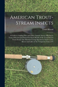 Paperback American Trout-Stream Insects: A Guide to Angling Flies and Other Aquatic Insects Alluring to Trout, Selected and Painted for Each Month of the Trout Book