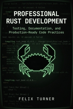 Paperback Professional Rust Development: Testing, Documentation, and Production-Ready Code Practices Book