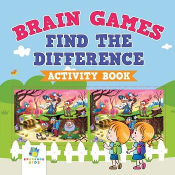 Paperback Brain Games Find the Difference Activity Book