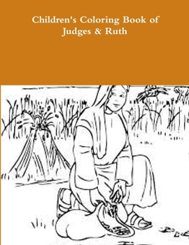 Paperback children's Coloring Book of Judges & Ruth Book