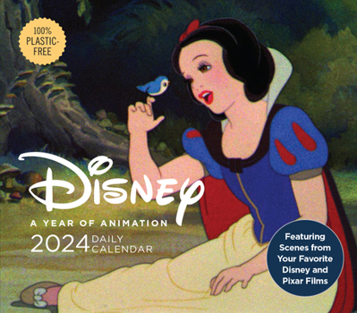 Calendar Disney a Year of Animation 2024 Daily Calendar Book