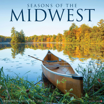 Calendar Seasons of the Midwest 2026 Wall Calendar Book