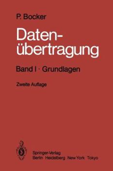Paperback Datenübertragung Technik Der Daten- Und Textkommunikation: Band I - Grundlagen [German] Book
