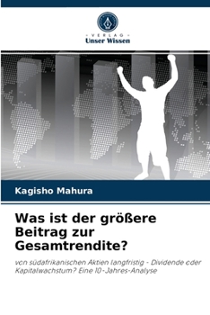 Paperback Was ist der größere Beitrag zur Gesamtrendite? [German] Book
