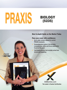 Paperback Praxis Biology: Content Knowledge (5235) Book