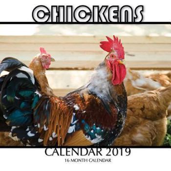 Paperback Chickens Calendar 2019: 16 Month Calendar Book