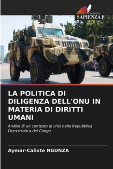 Paperback La Politica Di Diligenza Dell'onu in Materia Di Diritti Umani Book