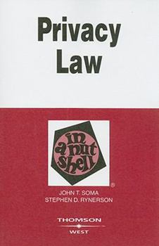 Paperback Privacy Law in a Nutshell Book