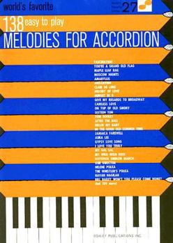 Paperback World's Favorite 138 Easy to Play Melodies for Accordion Book