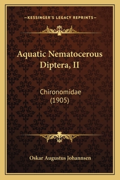 Paperback Aquatic Nematocerous Diptera, II: Chironomidae (1905) Book