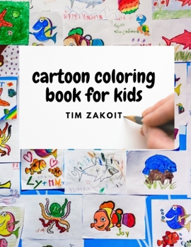 Paperback Cartoon Coloring Book For Kids Book
