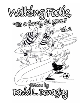 Paperback walking footie: "It's a funny old game." Book