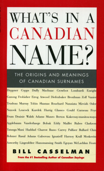 Paperback What's in a Canadian Name? Book