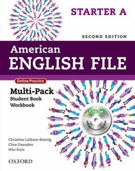 Paperback American English File Second Edition: Level Starter Multi-Pack a: With Online Practice and Ichecker [With CD (Audio)] Book