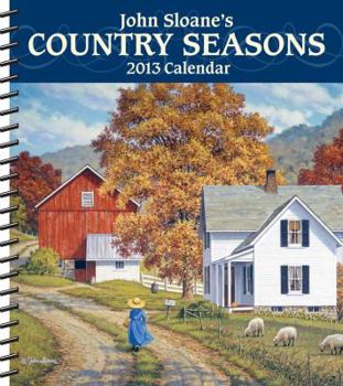 Calendar John Sloane's Country Seasons 2013 Weekly Planner Calendar Book
