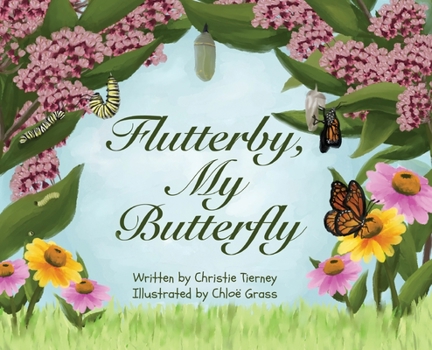 Hardcover Flutterby, My Butterfly Book