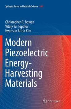 Paperback Modern Piezoelectric Energy-Harvesting Materials Book