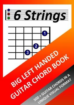 Paperback Big Left Handed Guitar Chord Book
