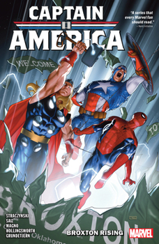 Paperback Captain America by J. Michael Straczynski Vol. 3: Broxton Rising Book