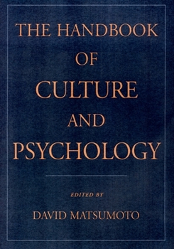 Hardcover The Handbook of Culture and Psychology Book