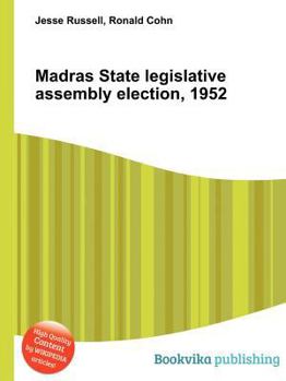Paperback Madras State Legislative Assembly Election, 1952 Book