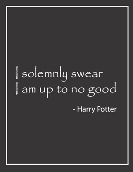 Paperback Harry Potter Inspired Quote Notebook, Journal & Exercise Book