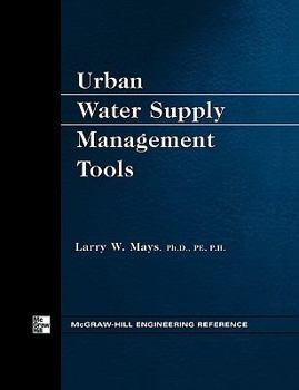 Paperback Urban Water Supply Management Tools Book